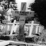 Original Grave of Pte JH Knight 4 Commando